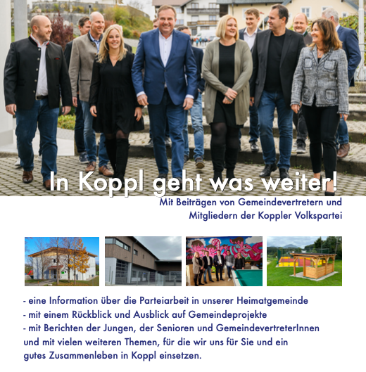 Bald in Ihrem Briefkasten – die neue Zeitung – Miteinander für Koppl